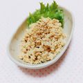 まあまま☆0403's cooksnap of when they made 我が家の鶏そぼろ、みそ風味.