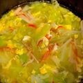 ニコニコーン☆'s cooksnap of when they made キャベツとカニかまの簡単スープ♡.