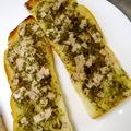 Miyuki（深雪）'s cooksnap of when they made 朝食・おやつに！青のりハムマヨトースト.