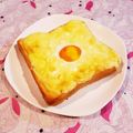 Richland☆Y's cooksnap of when they made 簡単！目玉焼きトースト^_^.