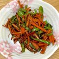 しし座ペンダント's cooksnap of when they made にんじんとピーマンのきんぴら.