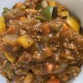 ゆうこりんp's cooksnap of when they made 夏野菜の簡単キーマカレー.