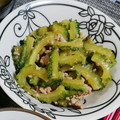 わにまみ's cooksnap of when they made 豚肉とゴーヤのオイスター炒め.
