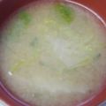 ありんぴー☆'s cooksnap of when they made 我が家の絶品白菜みそ汁.
