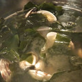 akihimekko's cooksnap of when they made あさりとワカメの中華スープ.