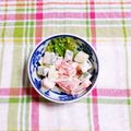 カレンガール's cooksnap of when they made 簡単☆お弁当に☆キュウリとカニカマサラダ.