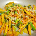 クックZTZ10H☆'s cooksnap of when they made かぼちゃのきんぴら.