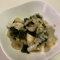 papikun's cooksnap of when they made きゅうりとキャベちくわかめの酢の物☆.