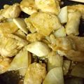 こつこつつくる's cooksnap of when they made むね肉・大根のカレー粉醤油タレ焼き♪.