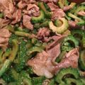 りらずきん's cooksnap of when they made ゴーヤ、豚肉。味噌ケチャップ炒め☺.