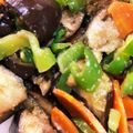 クック46MCKP☆'s cooksnap of when they made レンジで簡単☆茄子ピーマンの塩昆布和え。.