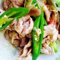 クックCHDH33☆'s cooksnap of when they made オクラと豚しゃぶの梅サラダ.
