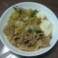 まん丸みかリン's cooksnap of when they made 豚肉と豆腐のすき煮.