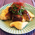 すんずく娘's cooksnap of when they made 箸がすすむ！ナスと鶏胸肉の甘だれ炒め.