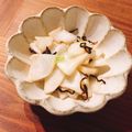 めぐごはん☆'s cooksnap of when they made カブの塩もみ塩昆布和え.