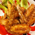 パッシーユ's cooksnap of when they made 簡単　手羽先唐揚げ甘辛タレ.