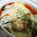ゆたまみ's cooksnap of when they made 鶏もも肉となす★トマト缶チーズ焼き.
