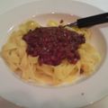 shamoji9's cooksnap of when they made ■本格的なミートソースのタリアテッレ■.