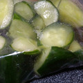 クック5O7T9H☆'s cooksnap of when they made 昆布だしと塩で簡単きゅうりの浅漬け♥゛.