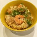クックYNAD48☆'s cooksnap of when they made なんちゃって？小エビの天とじ丼.