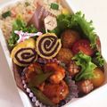 kpえもん♪'s cooksnap of when they made キャラ弁おかず　渦巻き玉子焼き.