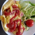 ナスの糠漬け's cooksnap of when they made ☆じゃがいもとウインナーのオムレツ☆.