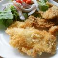 花時計咲いた's cooksnap of when they made スタミナ(*^^*)チキンカツ♪.