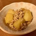 ★りなんち★'s cooksnap of when they made 新じゃがのそぼろ煮.