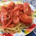 Hrnzm's cooksnap of when they made すだち香るフレッシュトマトスパゲッティ.