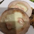 わたるんママ's cooksnap of when they made 超簡単☆餃子の皮で明太マヨチーズピザ！.