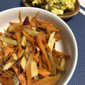 リラシャン's cooksnap of when they made さつま芋とにんじんのきんぴら☆.