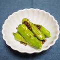 バカリャウ's cooksnap of when they made ししとうの焼浸し☆山椒風味.