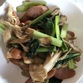 I❤️パン's cooksnap of when they made 舞茸ウインナーの麺つゆバター柚子胡椒炒め.
