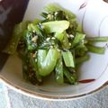 ねこはがき's cooksnap of when they made 箸休めに★小松菜のピリ辛ナムル.