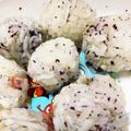 67luna's cooksnap of when they made しらすとゆかりのオイルおにぎり.
