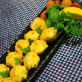 辰夫女子's cooksnap of when they made かわいい◯椎茸 とり挽肉のっけチーズ焼き.