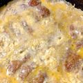 チームTK's cooksnap of when they made チキンカツリメイク親子丼？.
