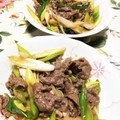 猫のミイヤ's cooksnap of when they made 牛バラと長ネギの甘辛炒め.