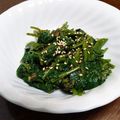 mamaさん1221's cooksnap of when they made 簡単！絶品♪空芯菜のやみつきごま和え.