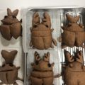かっきーあゆも's cooksnap of when they made 虫パン♪クワガタとカブトムシのパン.