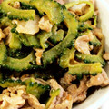 melon75's cooksnap of when they made 梅たっぷり！豚こまとゴーヤの梅ぽん炒め.