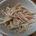 matsutama's cooksnap of when they made 我が家の基本のシャキシャキごぼうサラダ.
