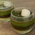 よーよー1970's cooksnap of when they made 抹茶ゼリー (アガー使用).
