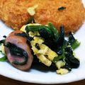 ayayuito's cooksnap of when they made 旨旨♡ ほうれん草とたまご炒め.