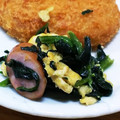 ayayuito's cooksnap of when they made 旨旨♡ ほうれん草とたまご炒め.