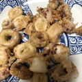 USACO66's cooksnap of when they made 一番簡単！美味しいイカの唐揚げ.