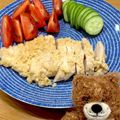 もち子。's cooksnap of when they made 鶏胸塩麹蒸☆.