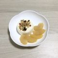 クック4P73QB☆'s cooksnap of when they made リンゴのコンポート　バニラアイス添え.