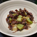 クック5NZZJL☆'s cooksnap of when they made ホタルイカと長ネギの和風アヒージョ.