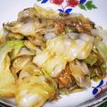 ☆マサモ☆'s cooksnap of when they made 春キャベツ(キャベツ)とサバ味噌煮缶炒め.